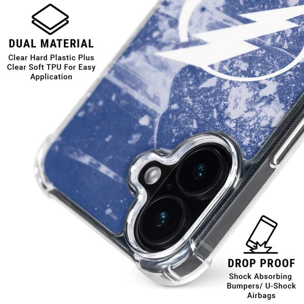 NHL Tampa Bay Lightning Frozen iPhone 17 Clear Case
