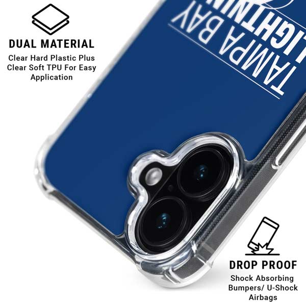 NHL Tampa Bay Lightning Lineup iPhone 17 Clear Case