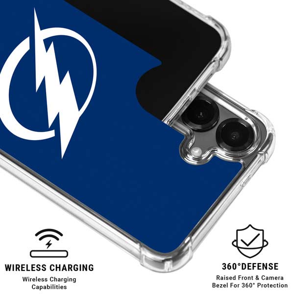 NHL Tampa Bay Lightning Logo Galaxy S26 Plus Clear Case
