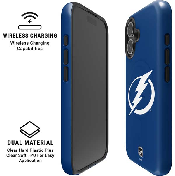 NHL Tampa Bay Lightning Logo iPhone 16 Magsafe Impact Case