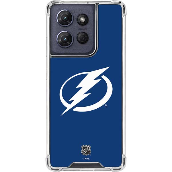 NHL Tampa Bay Lightning Logo Moto G 5G (2025) Clear Case