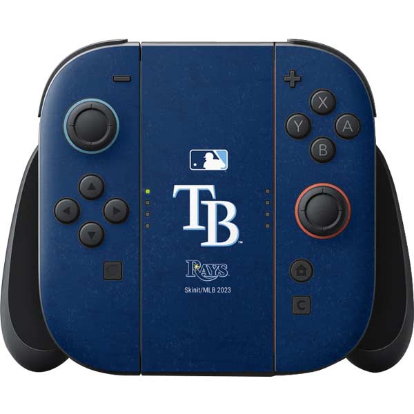 MLB Tampa Bay Rays - Solid Distressed Nintendo Skins