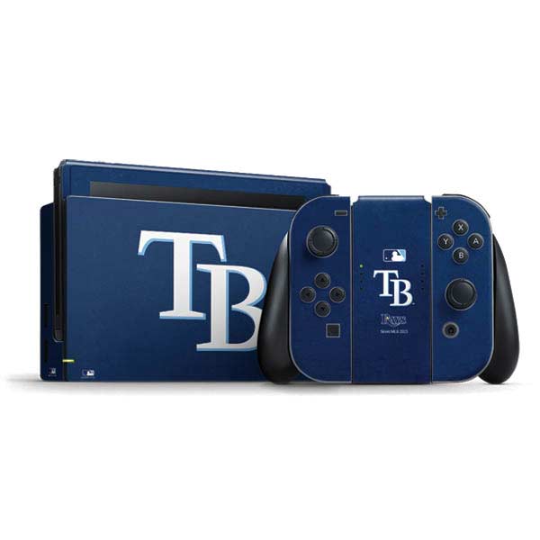 MLB Tampa Bay Rays - Solid Distressed Nintendo Skins