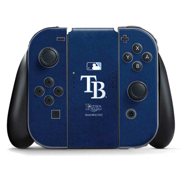 MLB Tampa Bay Rays - Solid Distressed Nintendo Skins