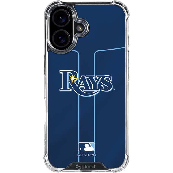 MLB Tampa Bay Rays Alternate/Away Jersey iPhone 17 Clear Case