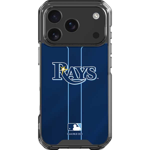 MLB Tampa Bay Rays Alternate/Away Jersey iPhone 17 Pro Clear Case