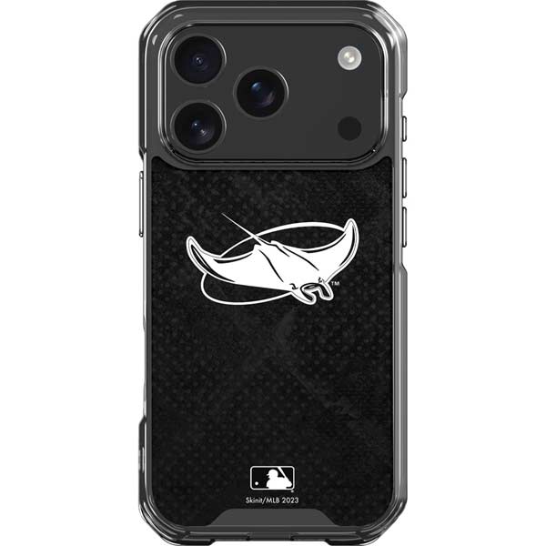 MLB Tampa Bay Rays Dark Wash iPhone 17 Pro Clear Case