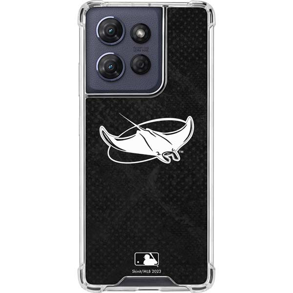 MLB Tampa Bay Rays Dark Wash Moto G 5G (2025) Clear Case
