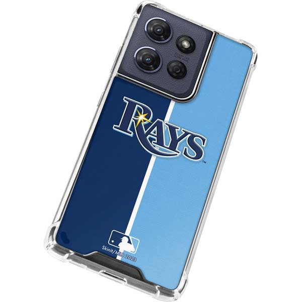MLB Tampa Bay Rays Split Moto G Power 5G (2025) Clear Case