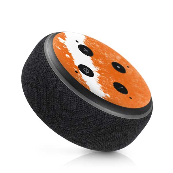 Tangerine Safari Animal Print Color Pop Amazon Echo Dot Skin