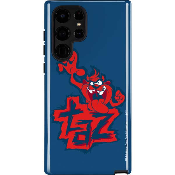 Looney Tunes Tasmanian Devil Blue Galaxy Cases