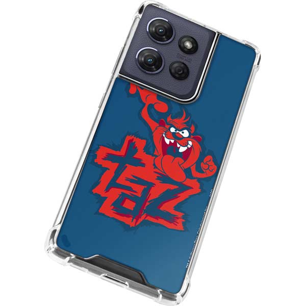 Looney Tunes Tasmanian Devil Blue Moto G Stylus 5G (2025) Clear Case