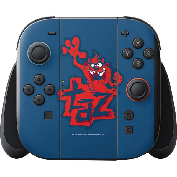 Looney Tunes Tasmanian Devil Blue Nintendo Switch 2 (2025) with Joy-Con Skin