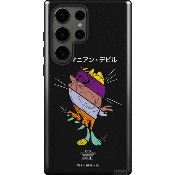 Looney Tunes Tasmanian Devil Sliced Juxtapose Galaxy S23 Ultra Pro Case