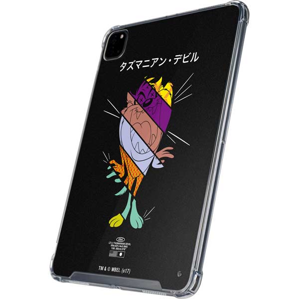 Looney Tunes Tasmanian Devil Sliced Juxtapose iPad Cases