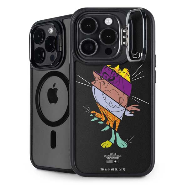Looney Tunes Tasmanian Devil Sliced Juxtapose iPhone Cases
