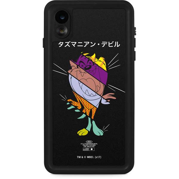 Looney Tunes Tasmanian Devil Sliced Juxtapose iPhone Cases