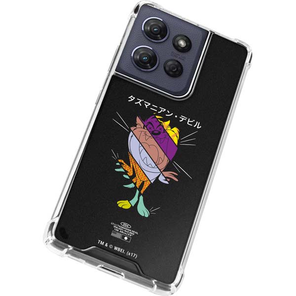 Looney Tunes Tasmanian Devil Sliced Juxtapose Moto G Play 5G (2025) Clear Case