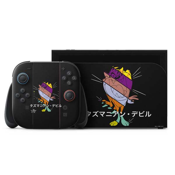 Looney Tunes Tasmanian Devil Sliced Juxtapose Nintendo Switch 2 (2025) with Joy-Con Skin