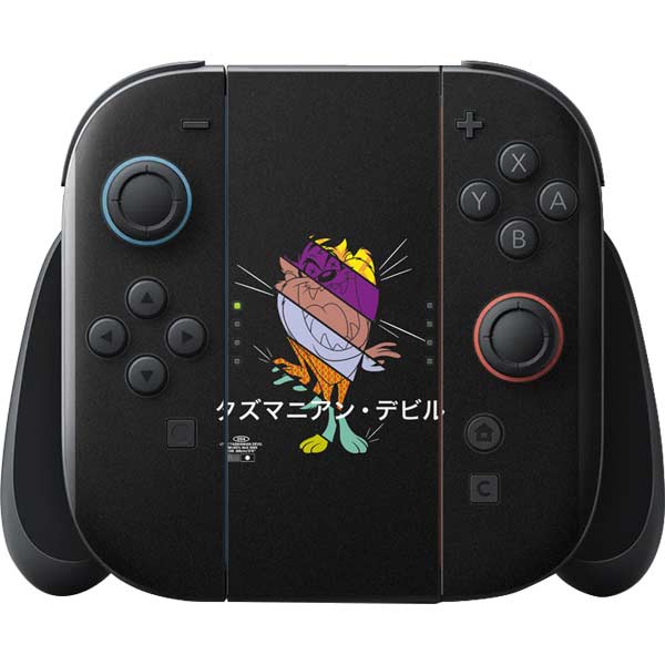 Looney Tunes Tasmanian Devil Sliced Juxtapose Nintendo Switch 2 (2025) with Joy-Con Skin