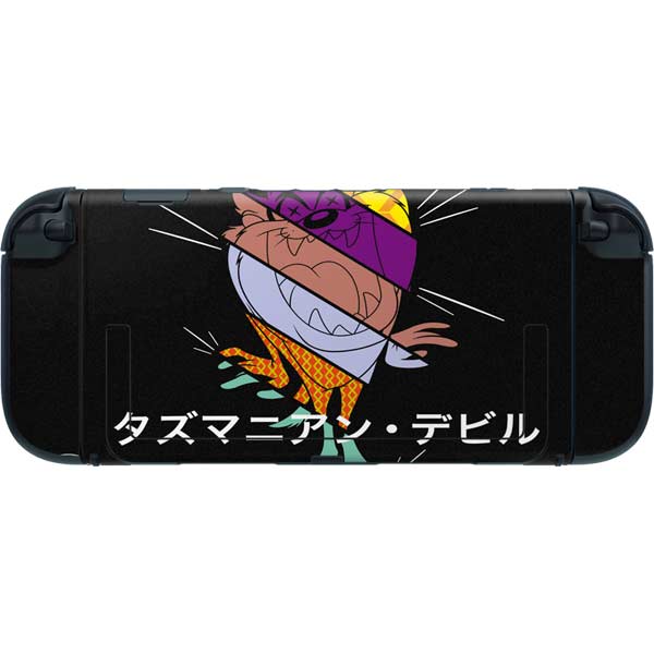 Looney Tunes Tasmanian Devil Sliced Juxtapose Nintendo Switch 2 (2025) with Joy-Con Skin