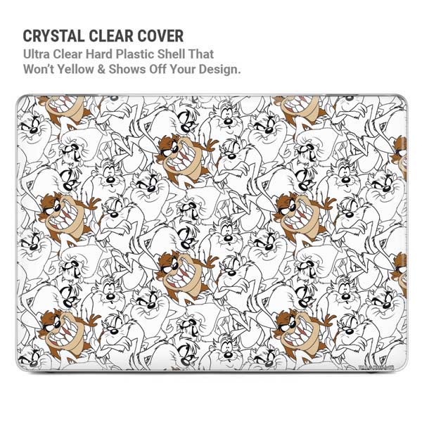 Looney Tunes Tasmanian Devil Super Sized Pattern MacBook Pro 14in (2021-24) Case plus Skin
