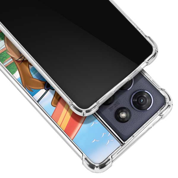 Looney Tunes Tasmanian Devil Surfboard Moto G 5G (2025) Clear Case
