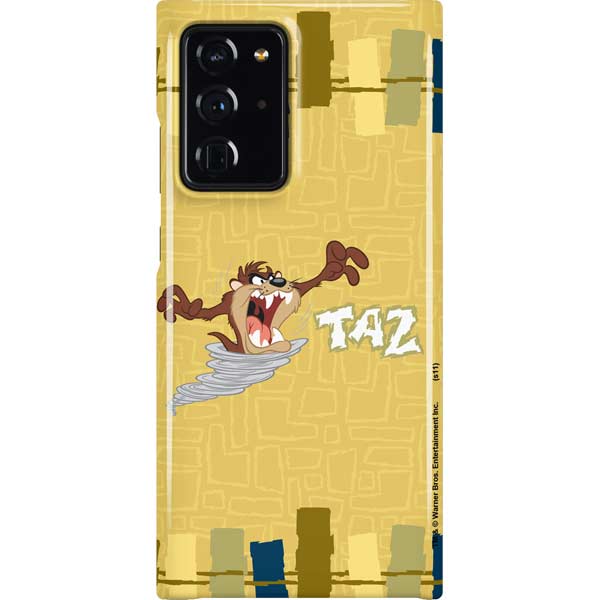 Looney Tunes Tasmanian Devil Swirl Cream Galaxy Cases
