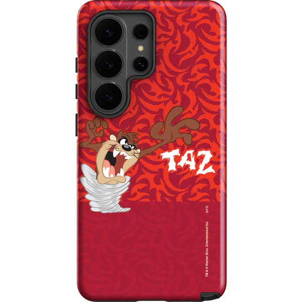 Looney Tunes Tasmanian Devil Swirl Galaxy S26 Ultra Impact Case