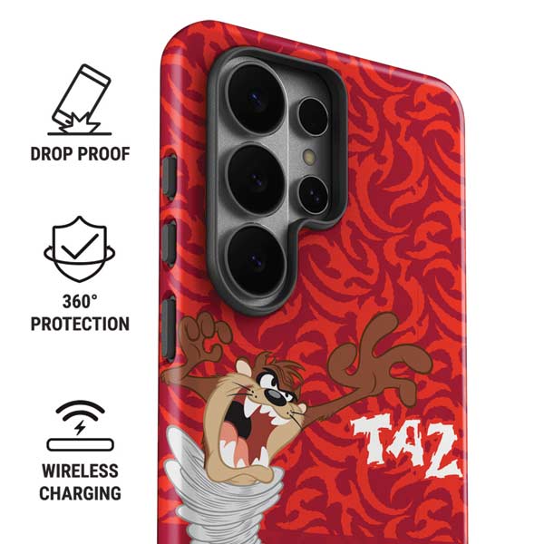 Looney Tunes Tasmanian Devil Swirl Galaxy S26 Ultra Impact Case