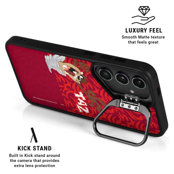 Looney Tunes Tasmanian Devil Swirl Galaxy S26 Ultra Kickstand Case