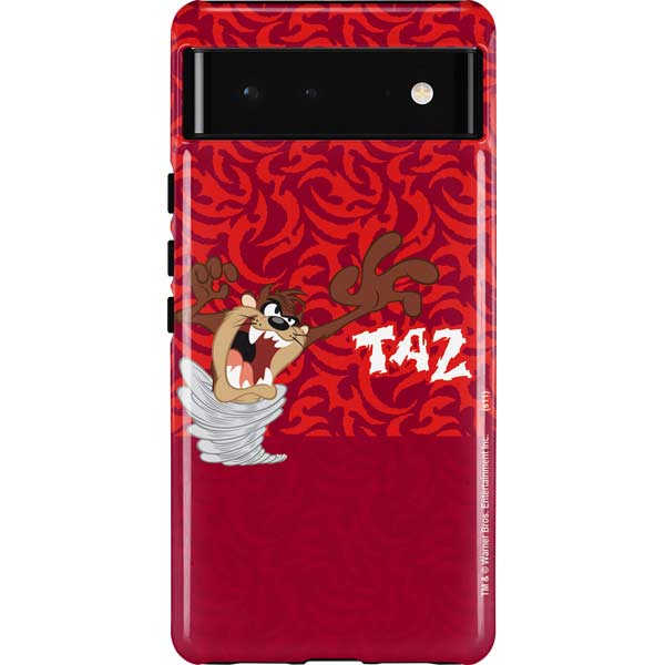 Looney Tunes Tasmanian Devil Swirl Pixel Cases