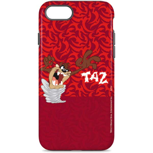 Looney Tunes Tasmanian Devil Swirl iPhone Cases
