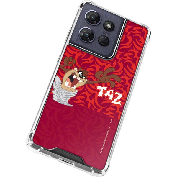 Looney Tunes Tasmanian Devil Swirl Moto G 5G (2025) Clear Case