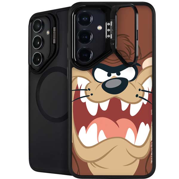 Looney Tunes Tasmanian Devil Up Close Galaxy S26 Plus Kickstand Case