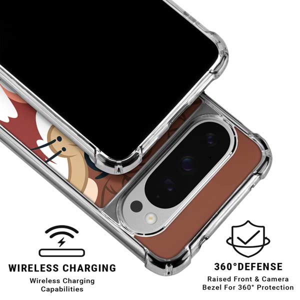 Looney Tunes Tasmanian Devil Up Close Google Pixel 10 Pro XL Clear Case