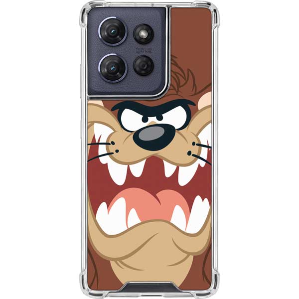Looney Tunes Tasmanian Devil Up Close Moto G 5G (2025) Clear Case