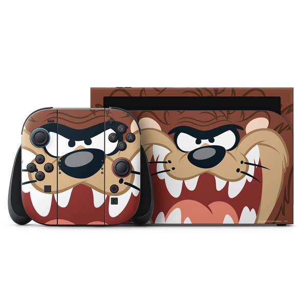 Looney Tunes Tasmanian Devil Up Close Nintendo Skins