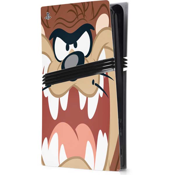 Looney Tunes Tasmanian Devil Up Close PlayStation PS5 Skins