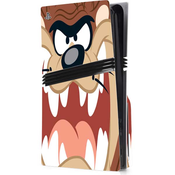 Looney Tunes Tasmanian Devil Up Close PlayStation PS5 Skins