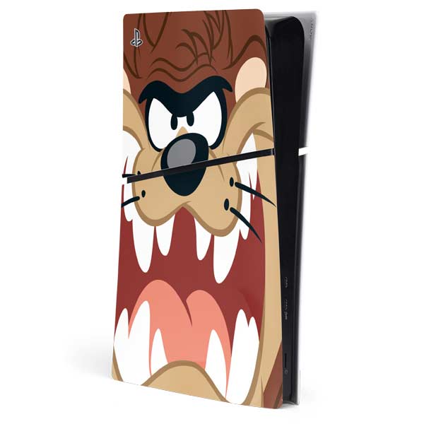 Looney Tunes Tasmanian Devil Up Close PlayStation PS5 Skins