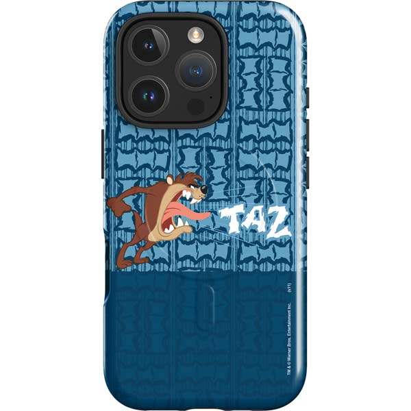 Looney Tunes Tasmanian Devil Yell iPhone 16 Pro Magsafe Impact Case