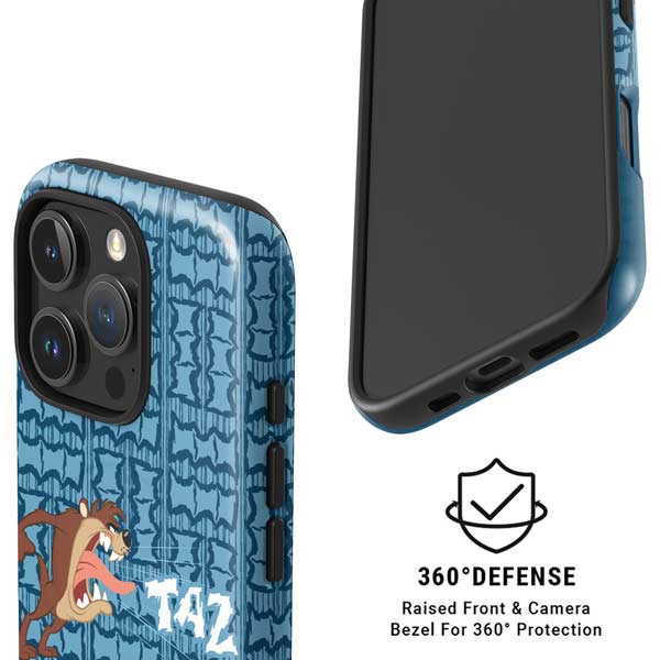 Looney Tunes Tasmanian Devil Yell iPhone 16 Pro Magsafe Impact Case