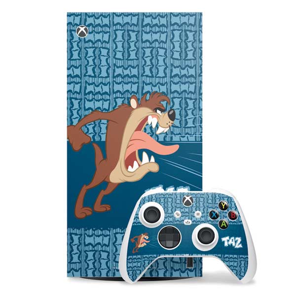 Looney Tunes Tasmanian Devil Yell Xbox Series X Skins