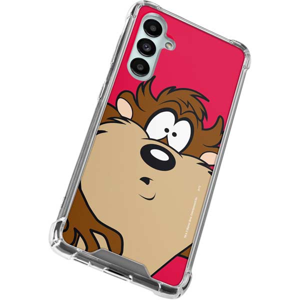 Looney Tunes Tasmanian Devil Zoomed In Galaxy A16 5G Clear Case