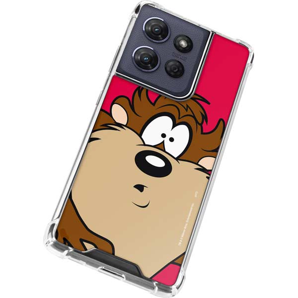 Looney Tunes Tasmanian Devil Zoomed In Moto G 5G (2025) Clear Case