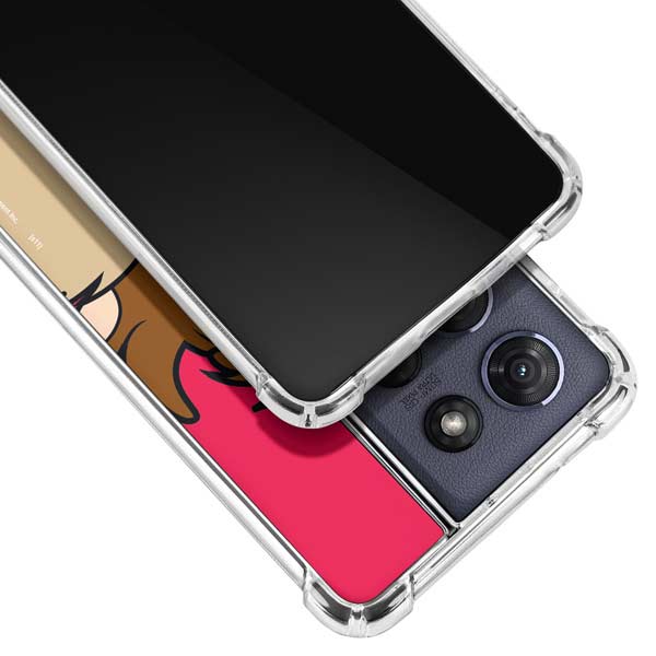 Looney Tunes Tasmanian Devil Zoomed In Moto G 5G (2025) Clear Case