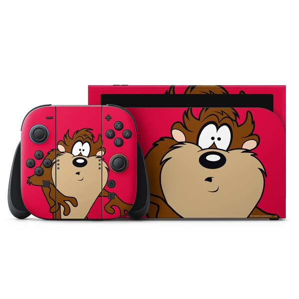 Looney Tunes Tasmanian Devil Zoomed In Nintendo Switch 2 (2025) with Joy-Con Skin