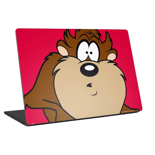 Looney Tunes Tasmanian Devil Zoomed In Laptop Skins