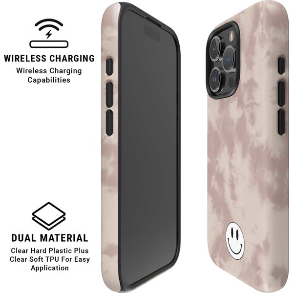 Taupe Tie Dye iPhone 16 Pro Magsafe Impact Case